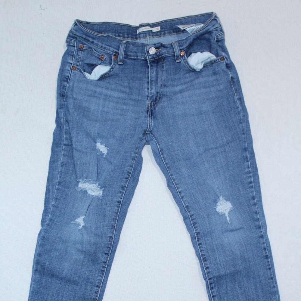Levi's Women Blue Jeans Teen Boyfriend Fit Denim Casual Size 30